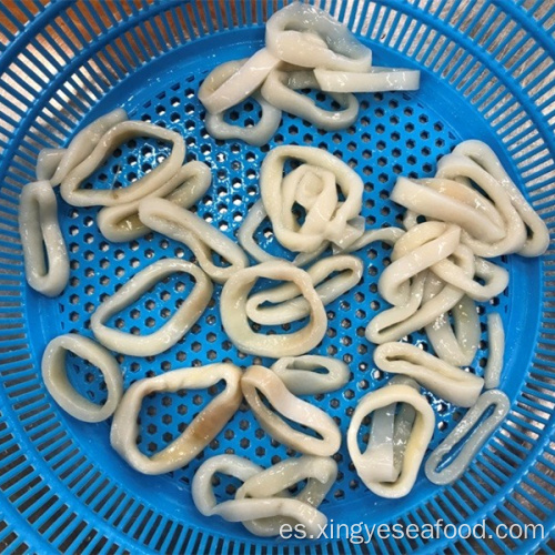Anillos de calamares de dosdicus gigas congelados
